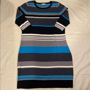 Caslon Striped Sweater Dress Size 1 NWOT